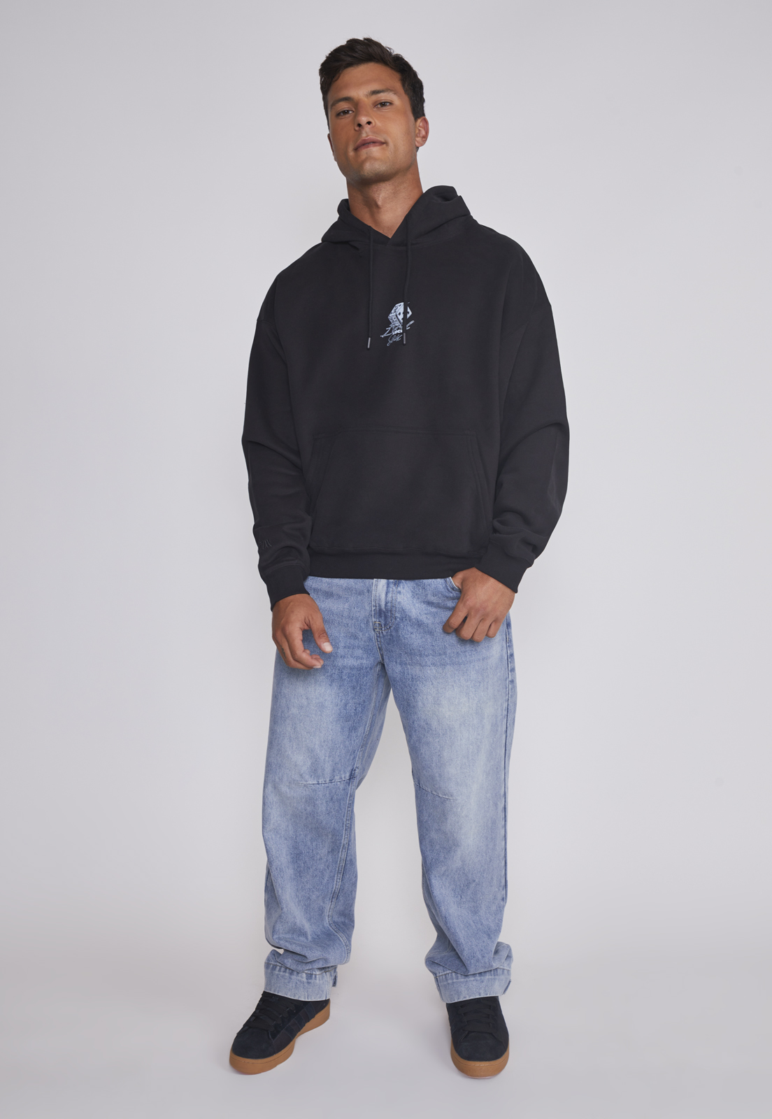 Polerón Hombre Dados Negro Sioux 3