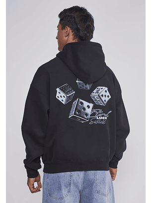 Polerón Hombre Dados Negro Sioux