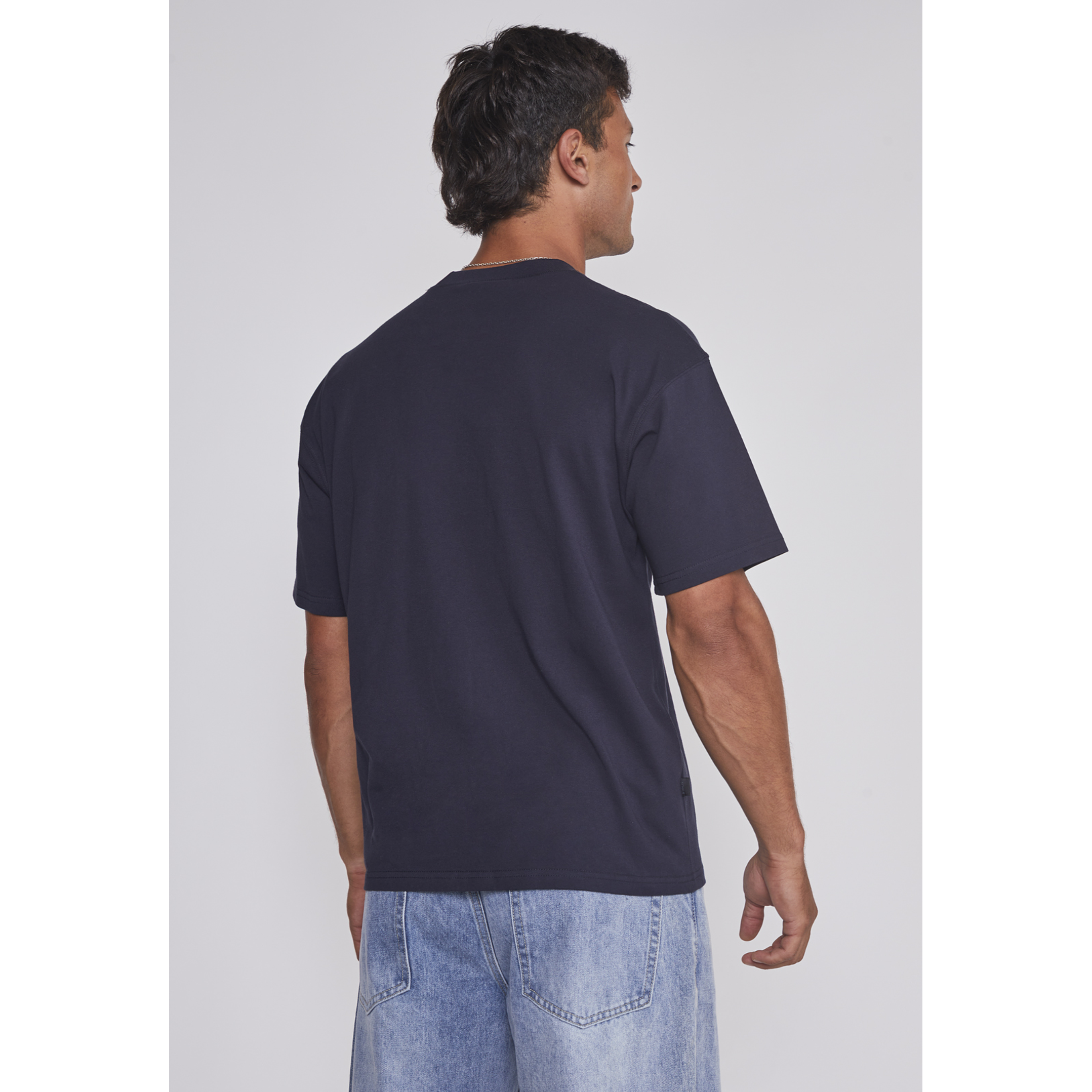 Polera Hombre Bordado Azul Sioux 2