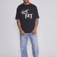 Polera Hombre Relaxed Graffitti Negro Sioux - Miniatura 3