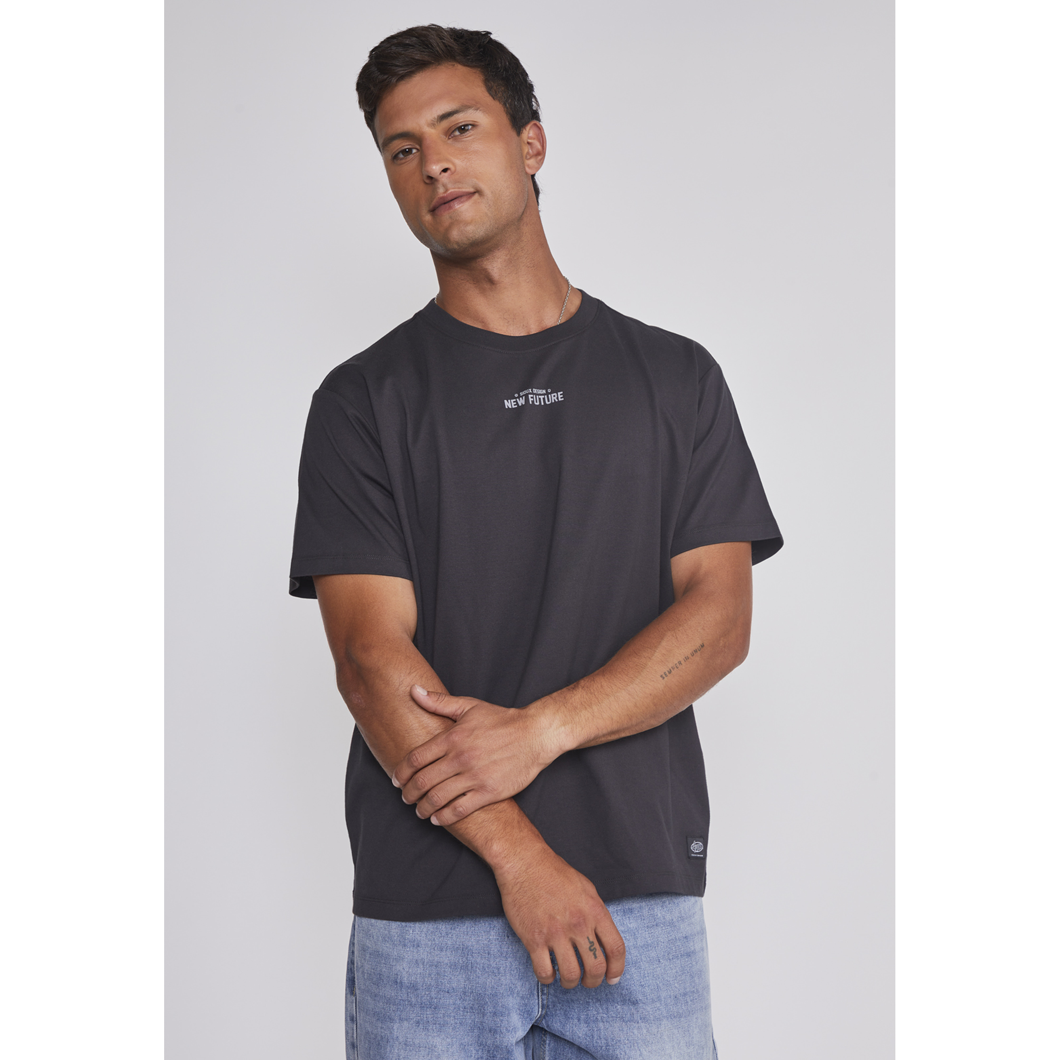 Polera Hombre Future Gris Sioux 1