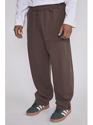 Pantalón Buzo Hombre Balloon Bolsillos Café Sioux