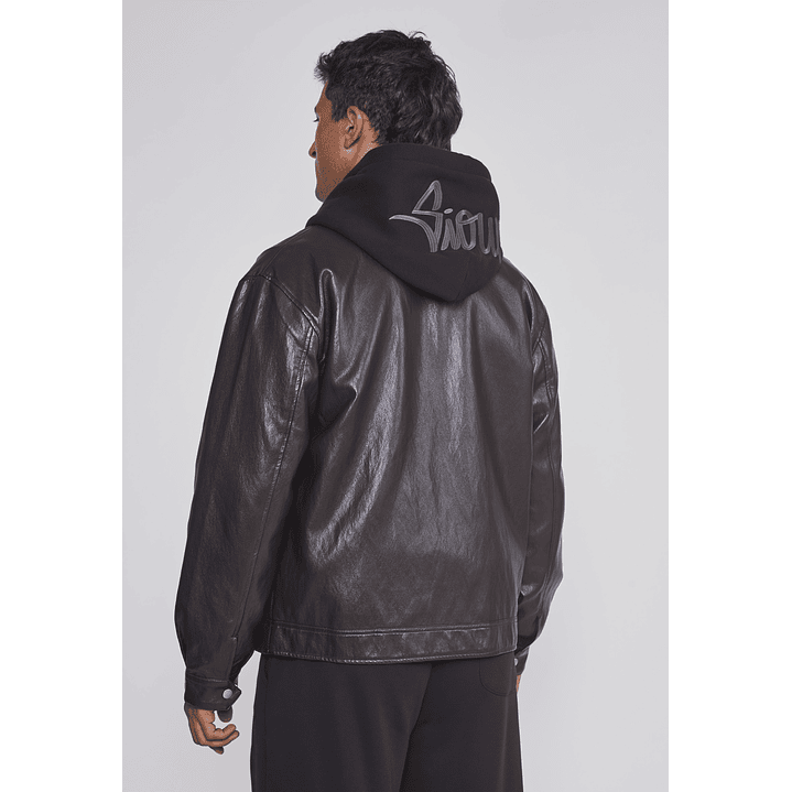 Chaqueta Hombre Eco Cuero Café Sioux 2