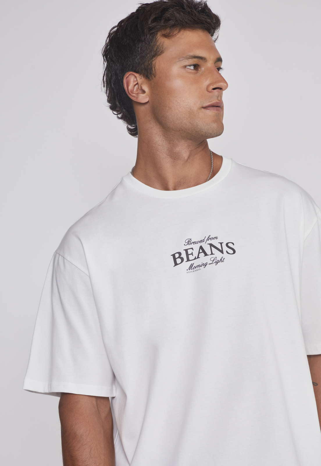 Polera Hombre Cafetera Blanco Sioux 3