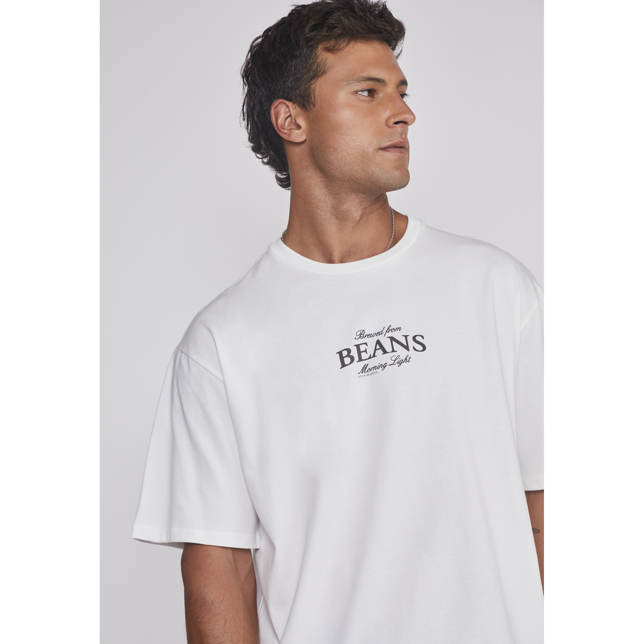 Polera Hombre Cafetera Blanco Sioux 3