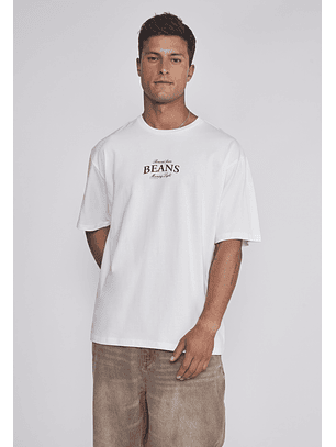 Polera Hombre Cafetera Blanco Sioux