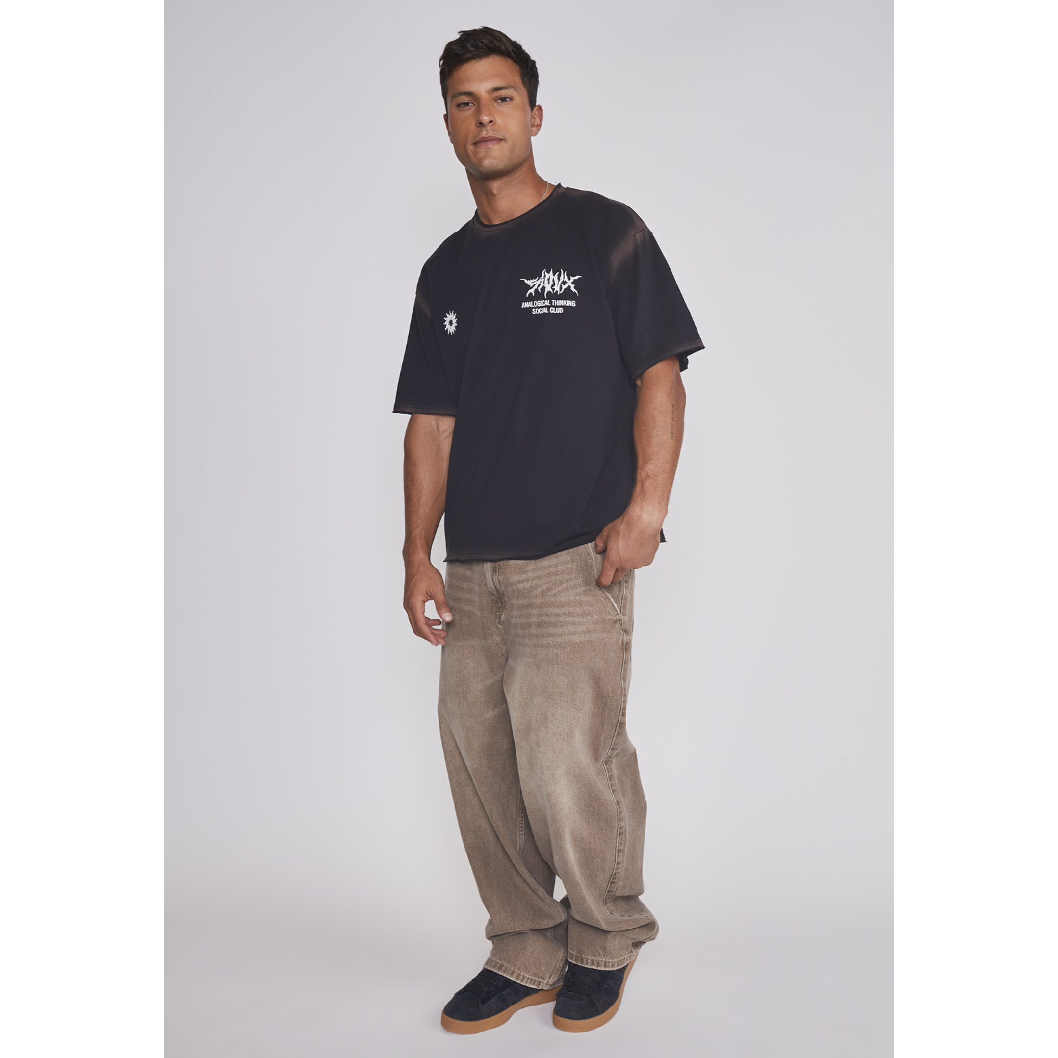 Polera Hombre Espalda Death Negro Sioux 3