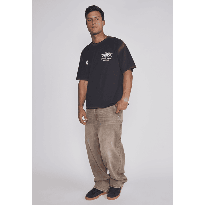 Polera Hombre Espalda Death Negro Sioux 3