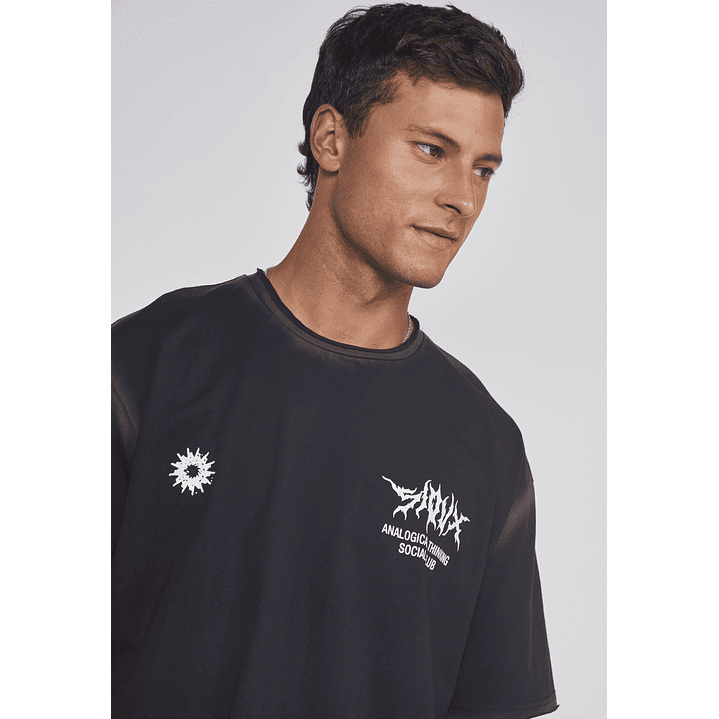 Polera Hombre Espalda Death Negro Sioux 4