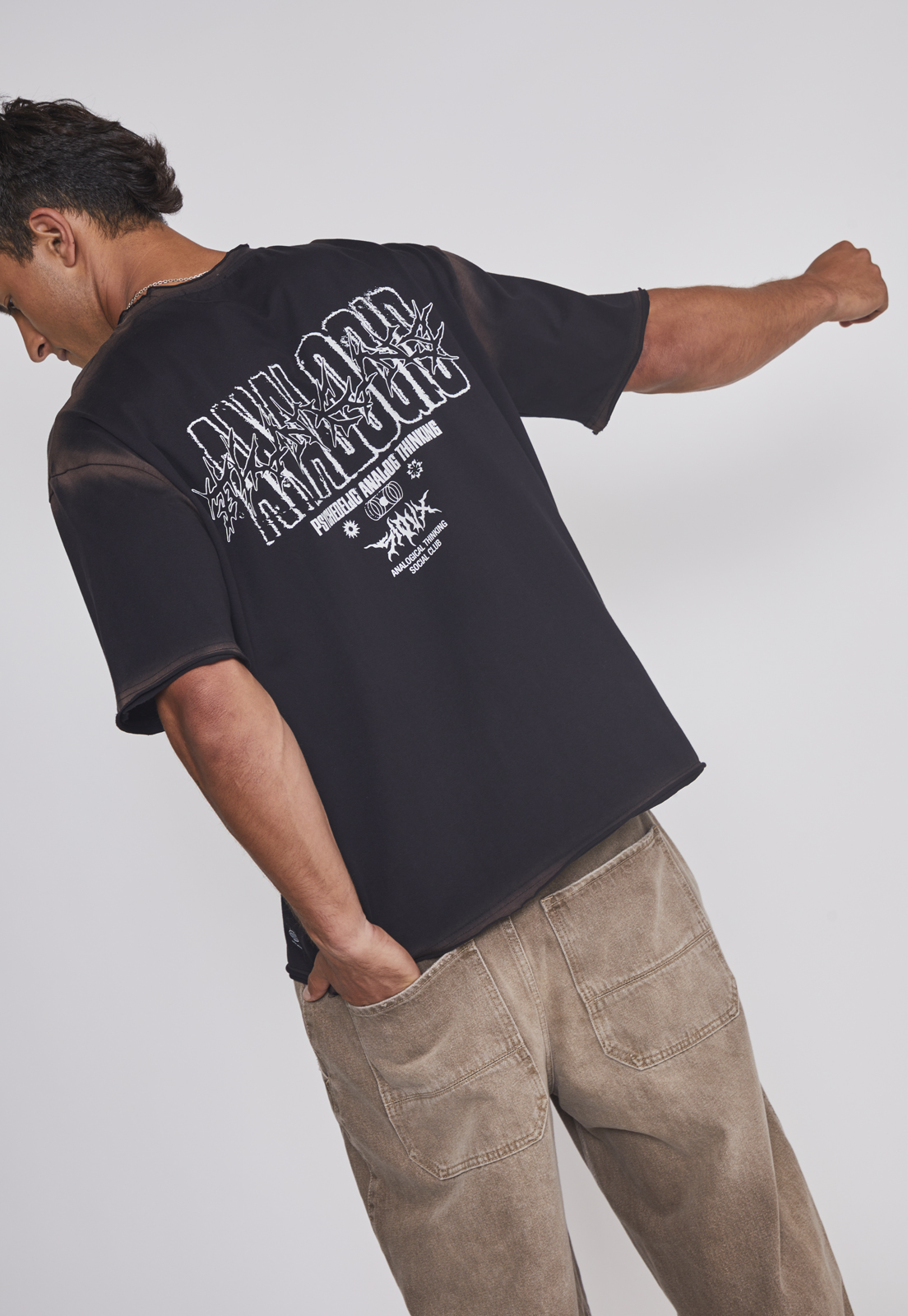 Polera Hombre Espalda Death Negro Sioux 5