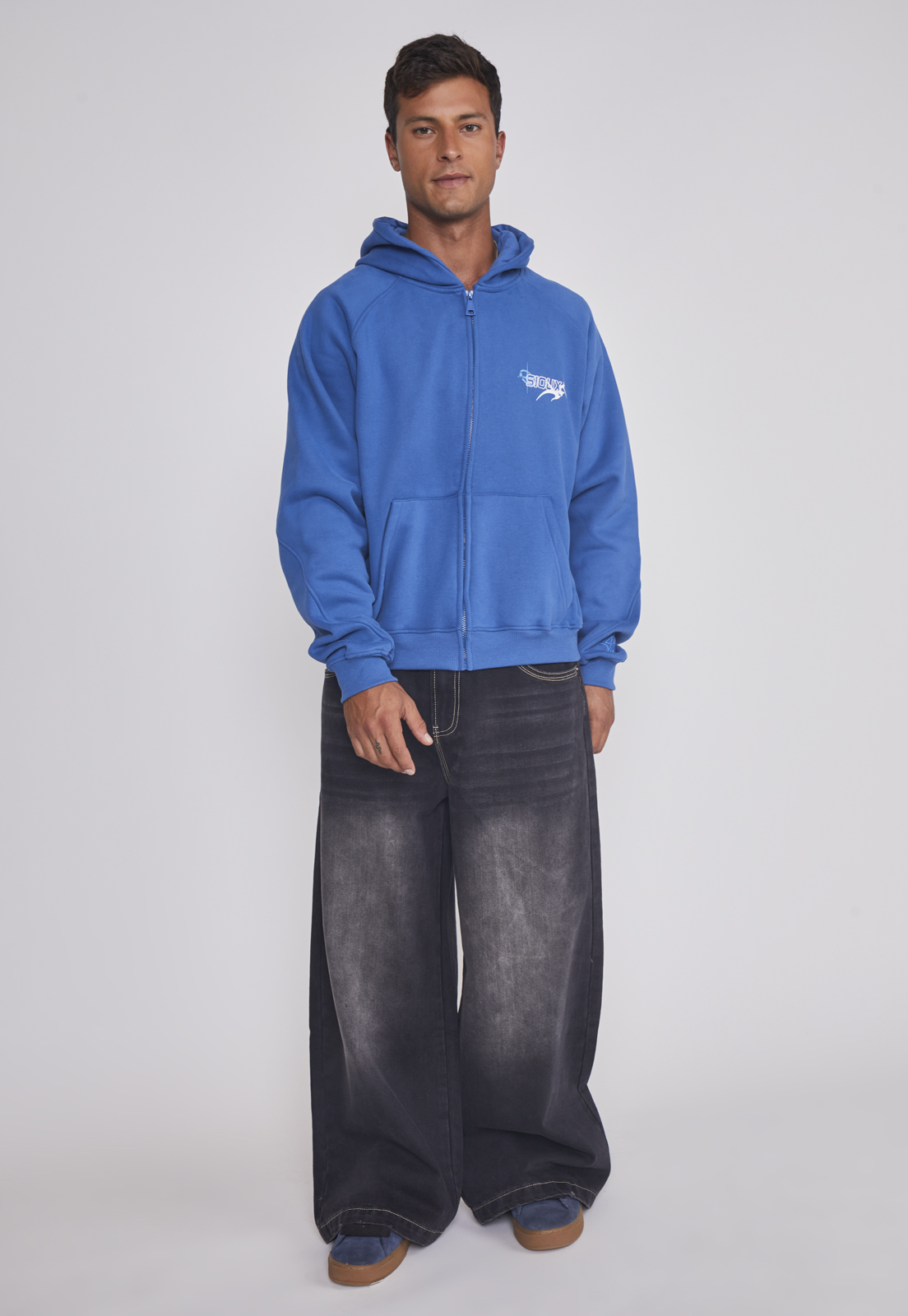 Polerón Hombre Estrellas Azul Sioux 3