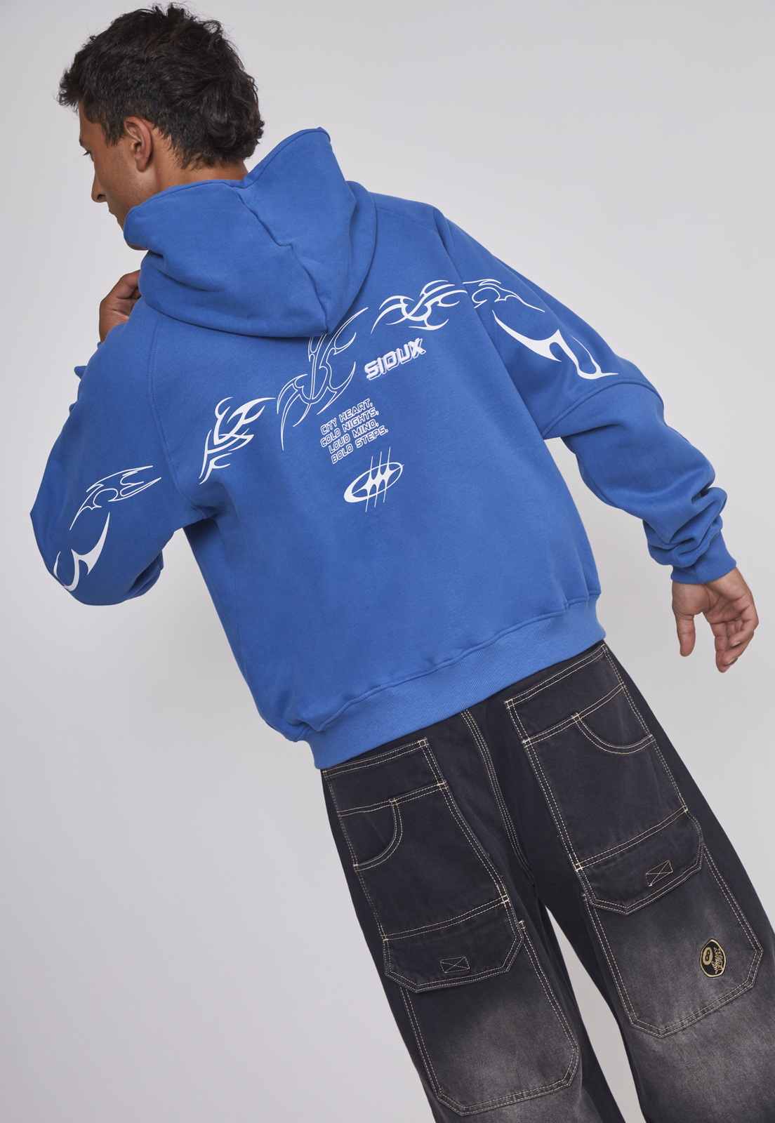 Polerón Hombre Estrellas Azul Sioux 4