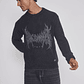 Sweater Hombre Lavado Death Negro Sioux - Miniatura 1