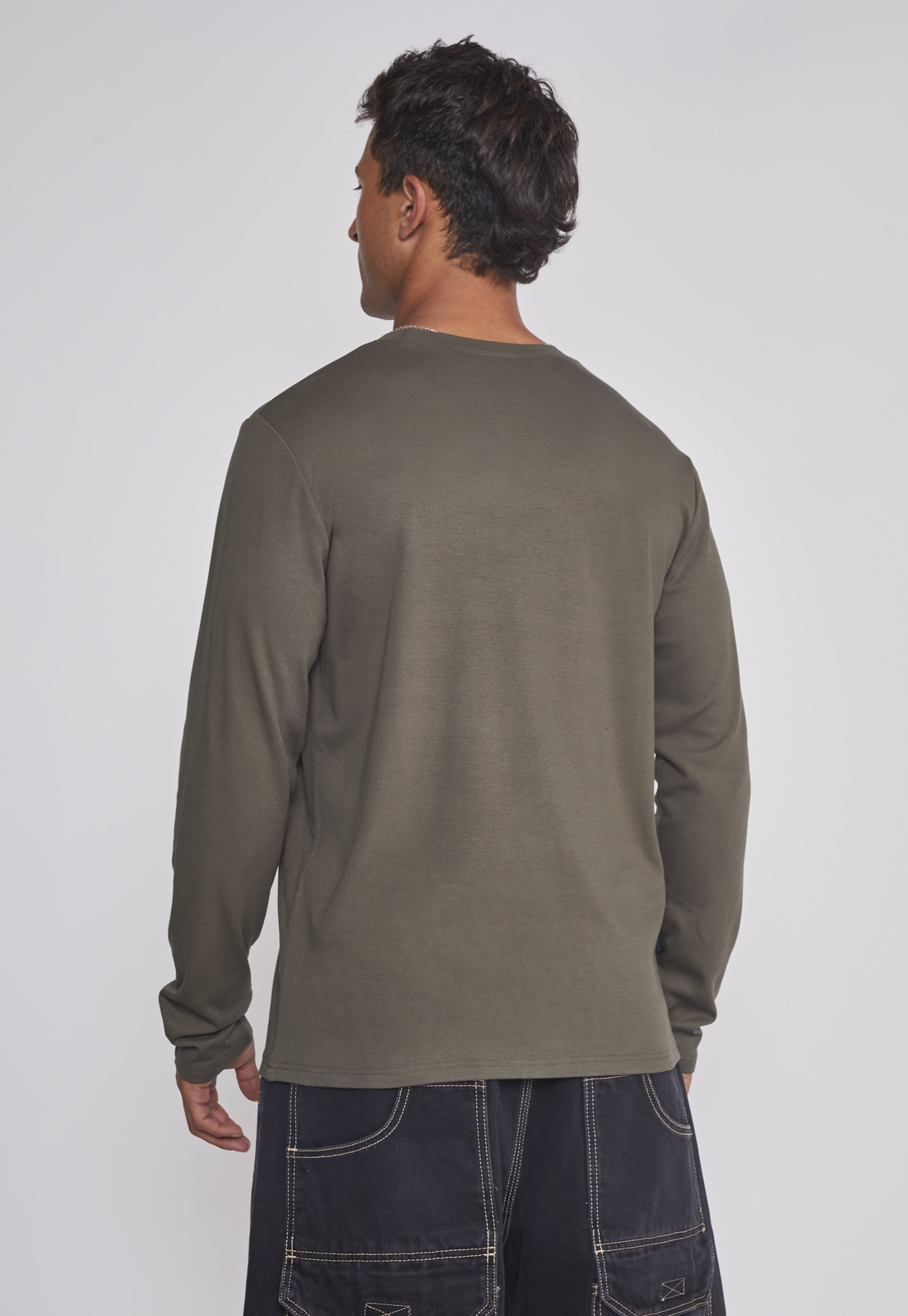 Polera Hombre Tipo Camiseta Térmica Verde Sioux 2