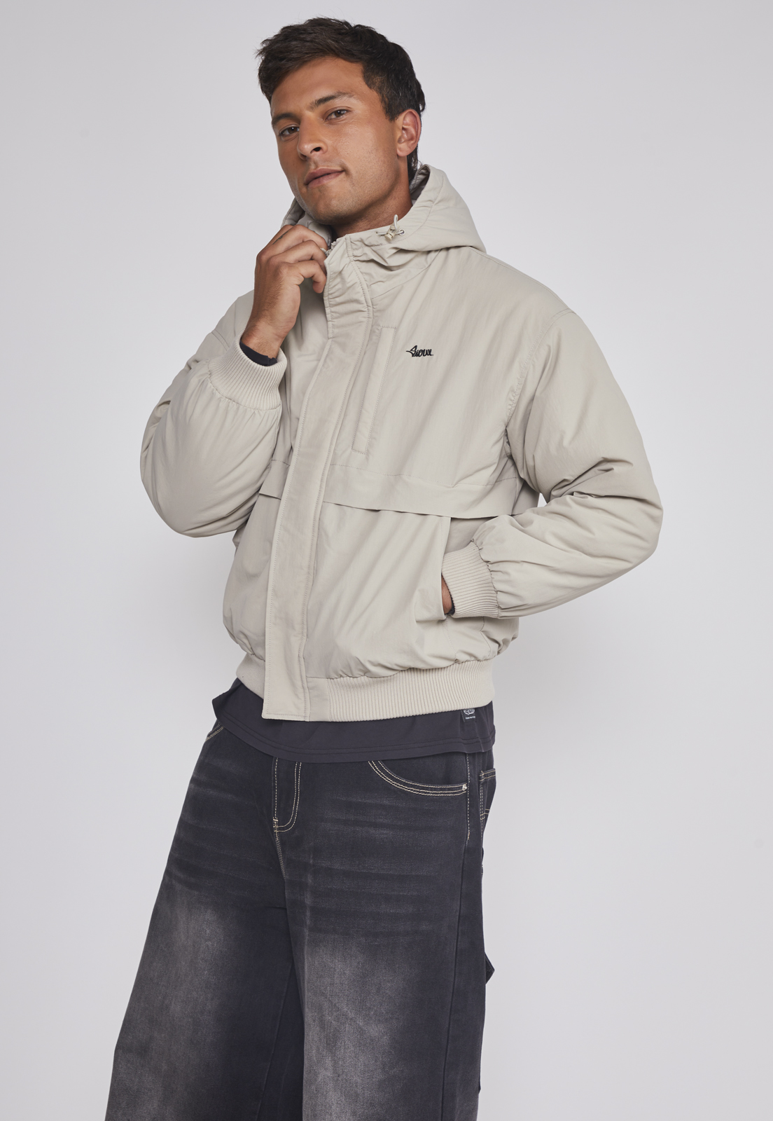 Parka Hombre Acolchada Corte Crudo Sioux 5