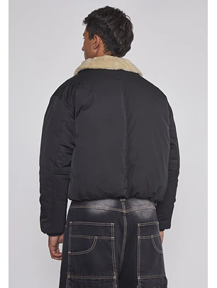 Chaqueta Hombre Cuello Solapa Negro Sioux