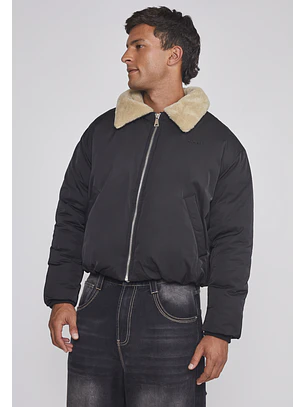 Chaqueta Hombre Cuello Solapa Negro Sioux