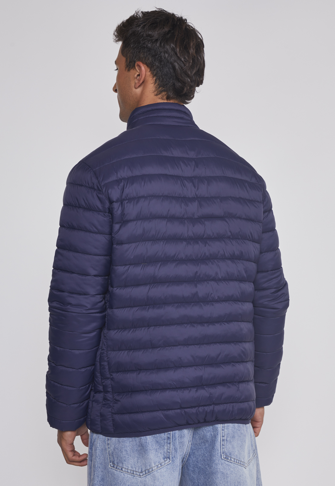 Parka Hombre Basica Lineas Azul Sioux 2