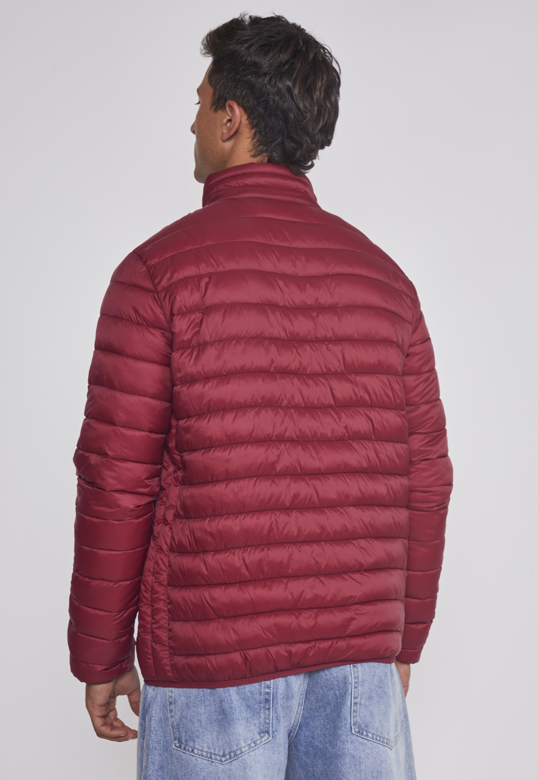 Parka Hombre Basica Lineas Rojo Sioux 2