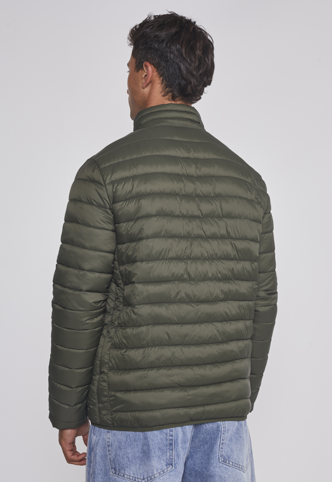 Parka Hombre Basica Lineas Verde Sioux 2