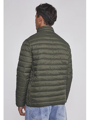 Parka Hombre Basica Lineas Verde Sioux