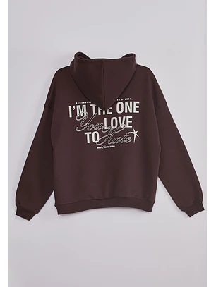 Polerón Mujer Hoodie Luck Café Sioux