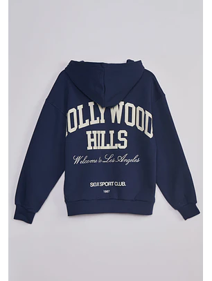 Polerón Mujer Blue Est Azul Sioux