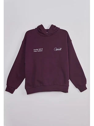 Polerón Mujer Blue Est Lila Sioux