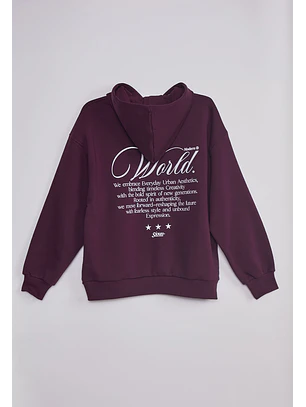 Polerón Mujer Blue Est Lila Sioux