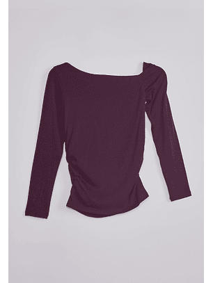 Polera Mujer Hombro Caido Lila Sioux