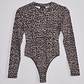 Body Mujer Leopardo Beige Sioux - Miniatura 1