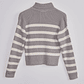 Sweater Mujer Doble Zipper Gris Sioux - Miniatura 2
