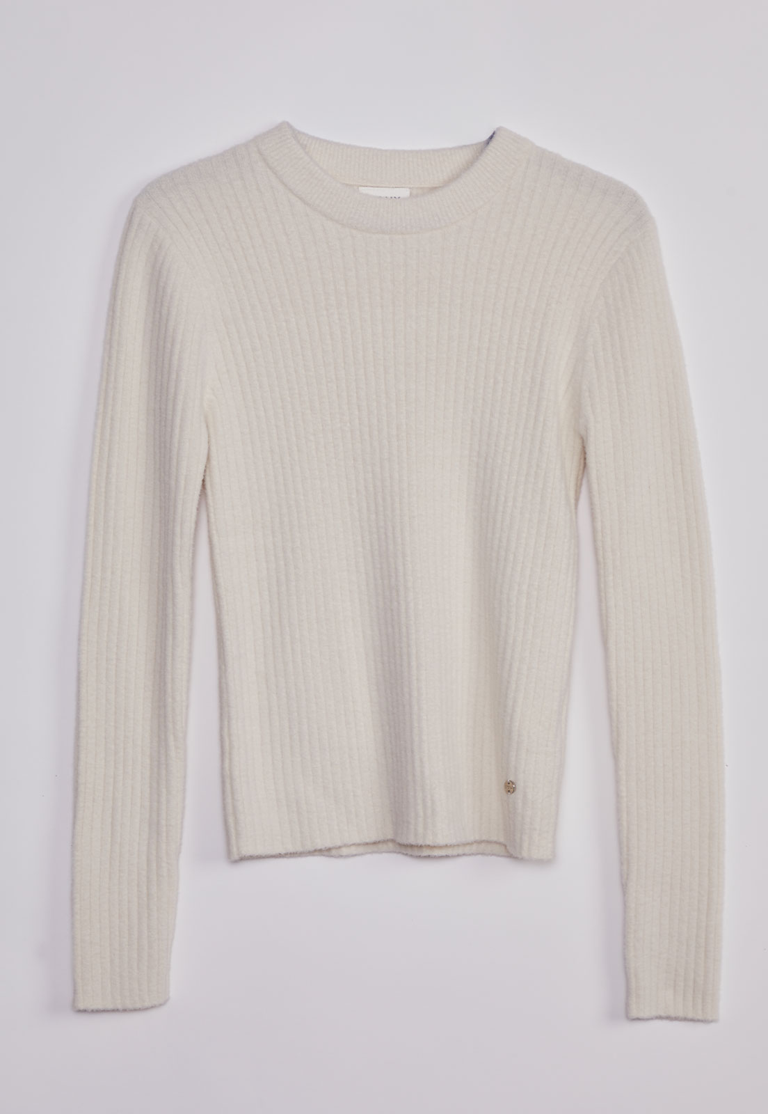 Sweater Mujer Cuello Redondo Soft Crudo Sioux 1