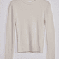 Sweater Mujer Cuello Redondo Soft Crudo Sioux - Miniatura 1