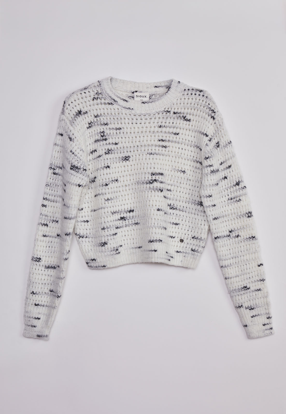Sweater Mujer Jaspeado Crudo Sioux 1
