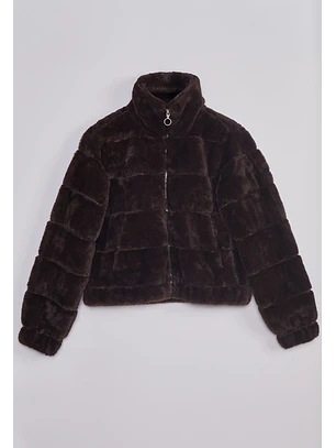 Polar Mujer Cuello Alto Café Sioux