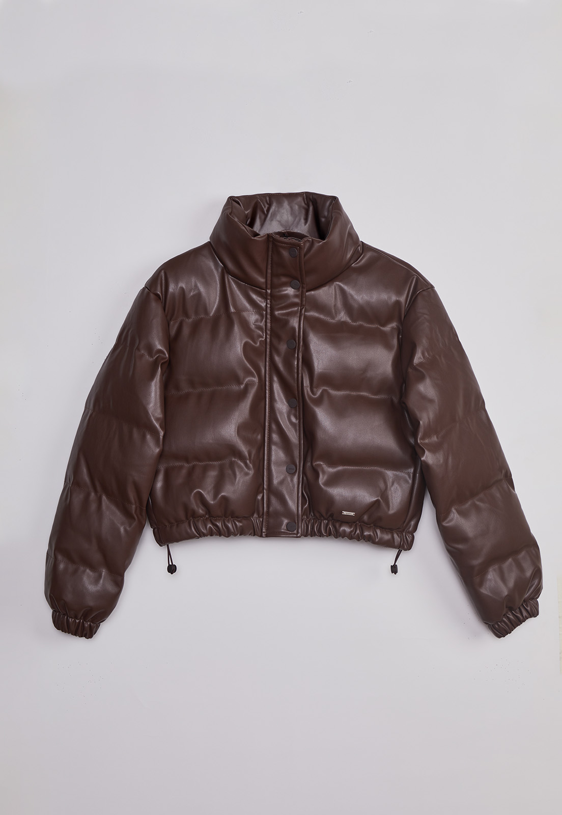 Parka Mujer Ecocuero Café Sioux 1