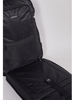 Mochila Travel Reversed Flexible Negro 32 Litros Sioux