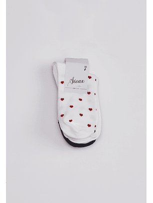 Calcetin Largo Trend Lunares Negro Sioux