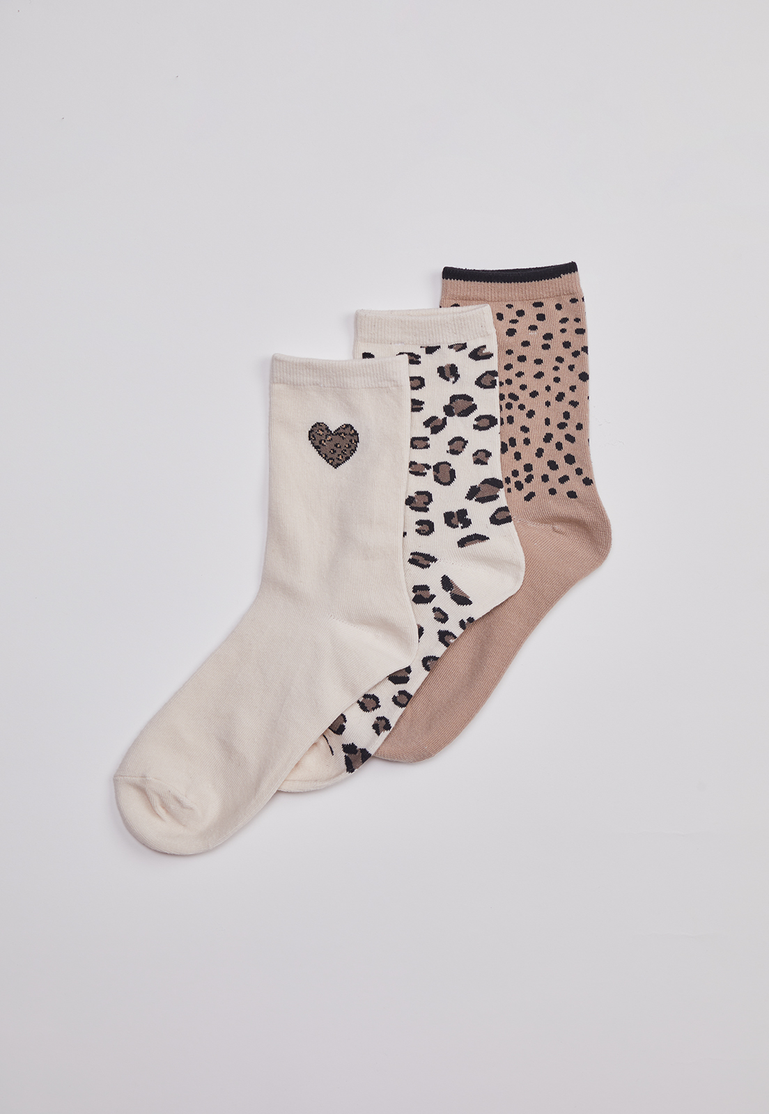 Calcetin Largo Trend Puntos Negro Sioux 2