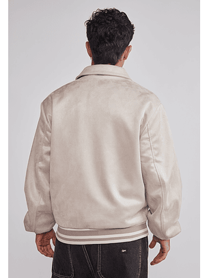 Chaqueta Hombre Efecto Parches Beige Sioux