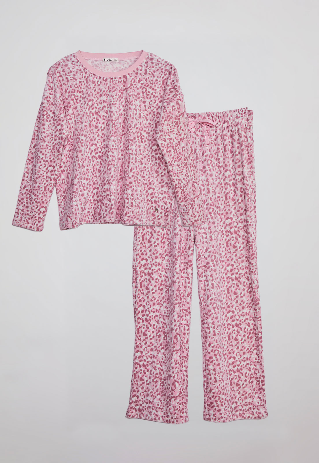 Pijama Puntos Mujer Rosado Sioux 1