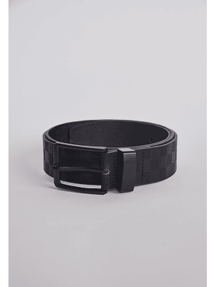 Cinturon Hebilla Cuadrados Negro Sioux