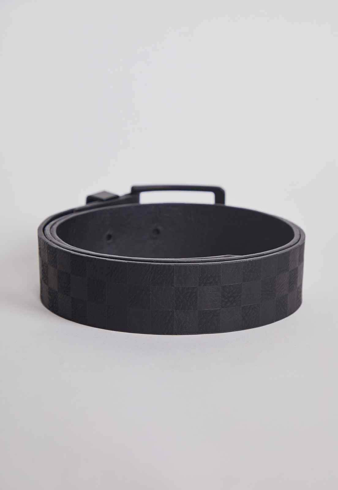 Cinturon Hebilla Cuadrados Negro Sioux 2