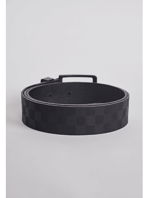 Cinturon Hebilla Cuadrados Negro Sioux