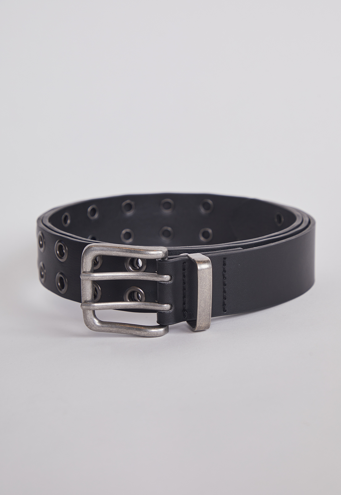 Cinturon Hebilla Eyelet Negro Sioux 1