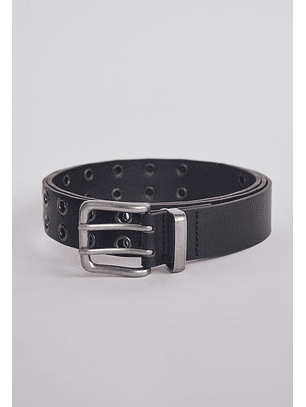Cinturon Hebilla Eyelet Negro Sioux