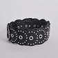 Cinturon Eyelet Circular Negro Sioux - Miniatura 1