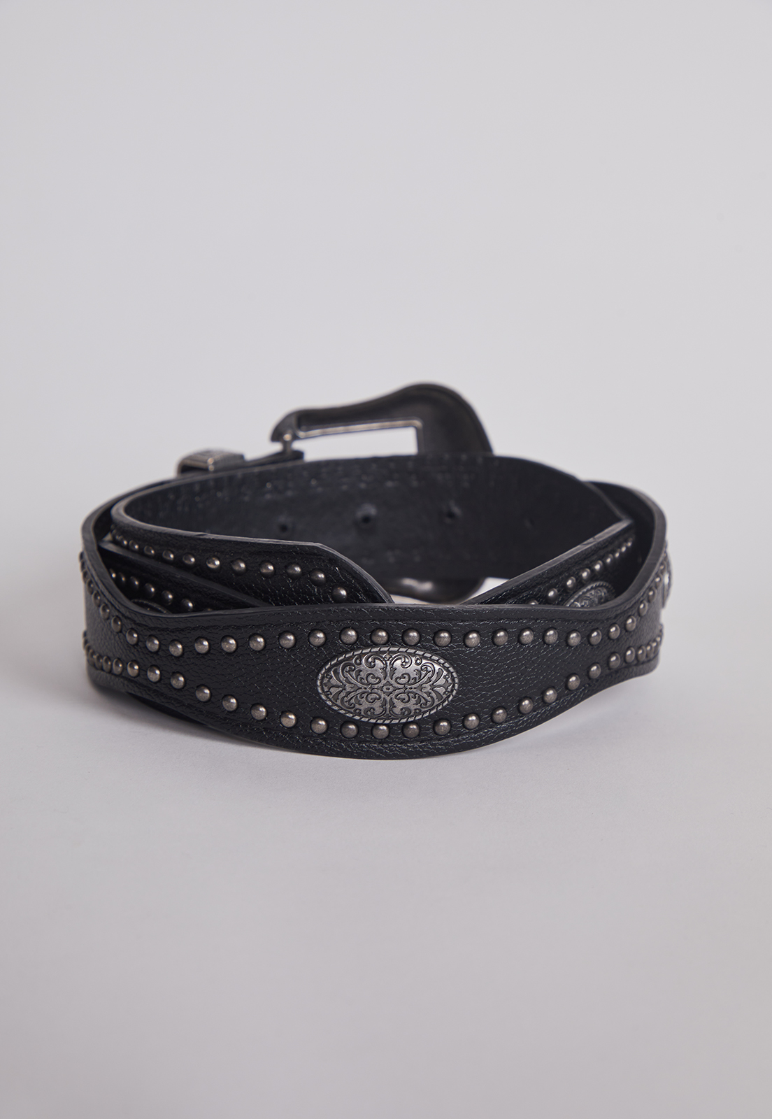 Cinturon Eyelet Puntos Negro Sioux 2