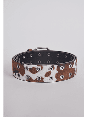 Cinturon Eyelet Vaca Negro Sioux